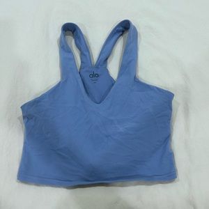 ALO Yoga Real bra tank in blue moon